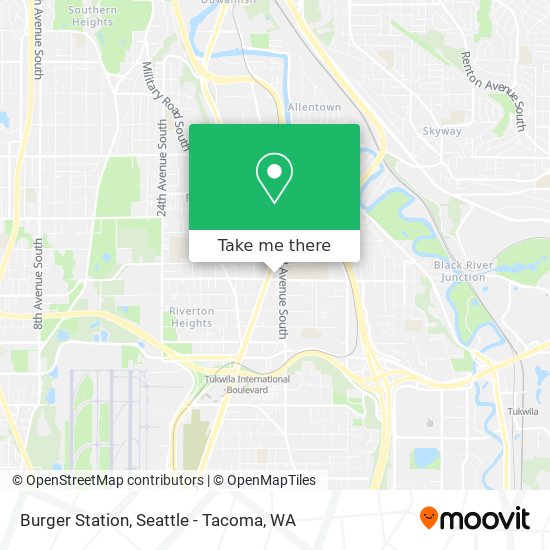 Burger Station map