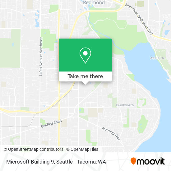 Microsoft Building 9 map