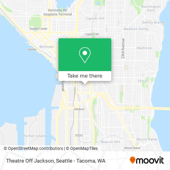 Mapa de Theatre Off Jackson