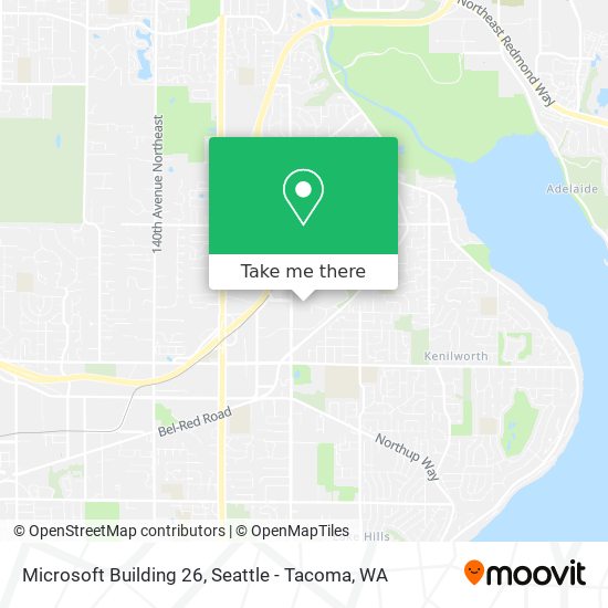 Microsoft Building 26 map