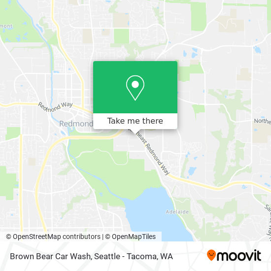 Mapa de Brown Bear Car Wash