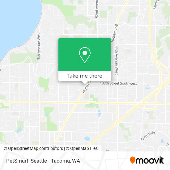 PetSmart map