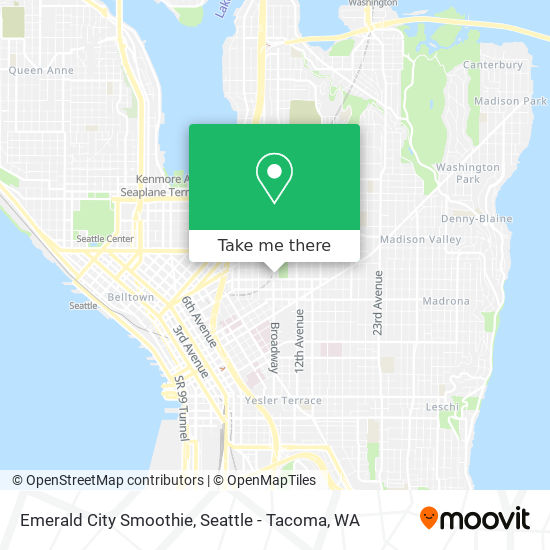 Emerald City Smoothie map