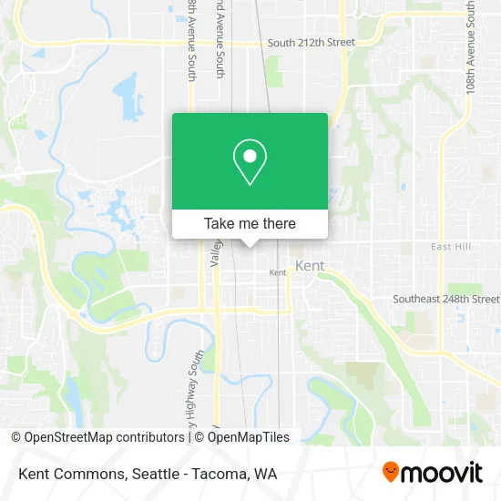 Kent Commons map