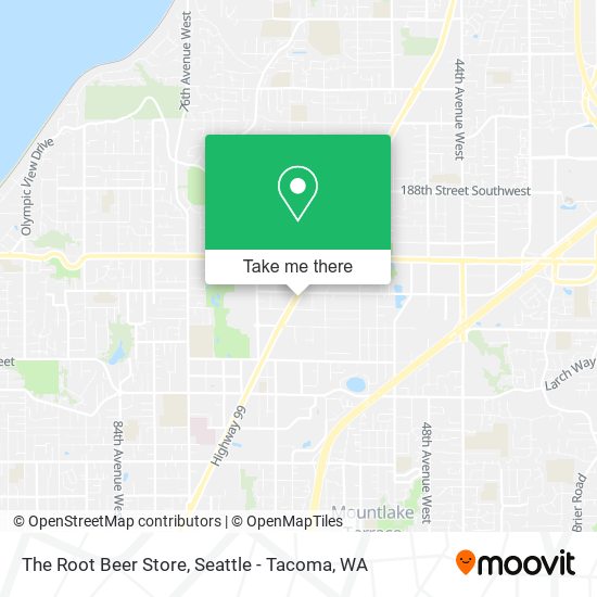 The Root Beer Store map