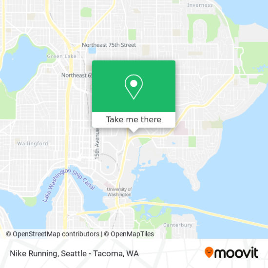 Mapa de Nike Running