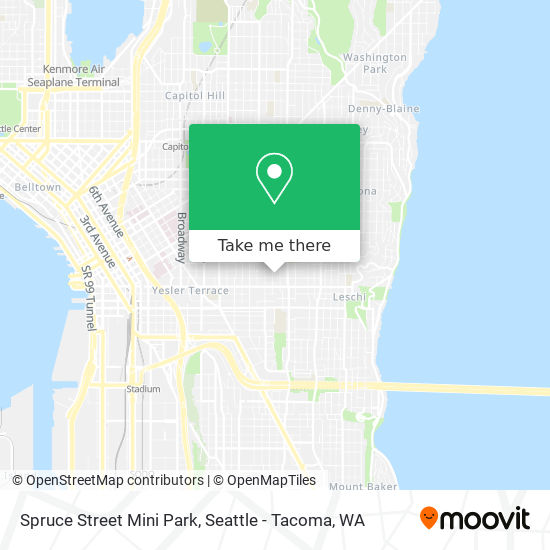 Mapa de Spruce Street Mini Park