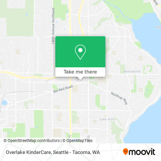 Overlake KinderCare map