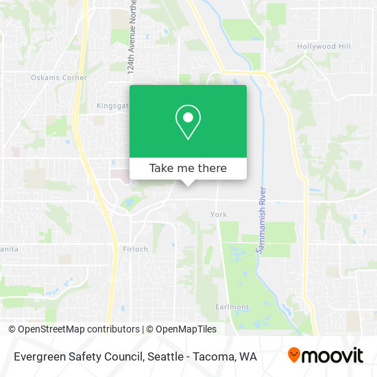Evergreen Safety Council map