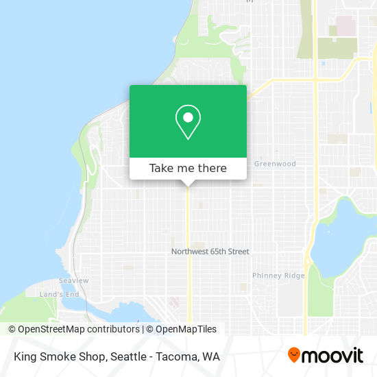 King Smoke Shop map