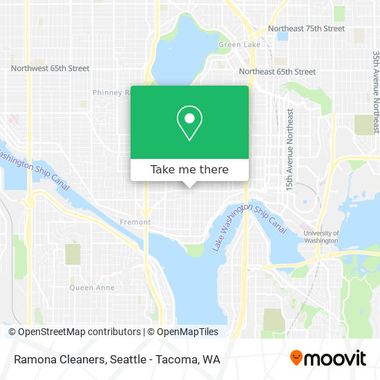 Ramona Cleaners map