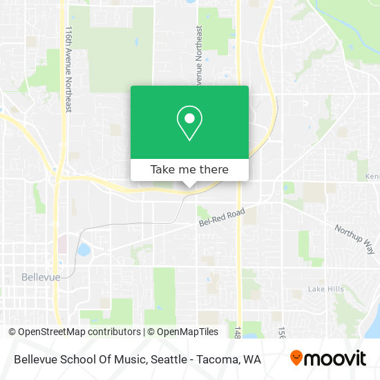 Bellevue School Of Music map