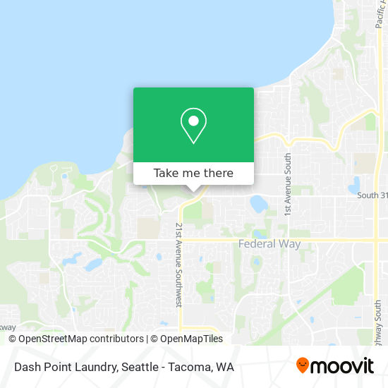 Dash Point Laundry map