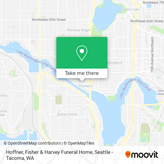 Hoffner, Fisher & Harvey Funeral Home map