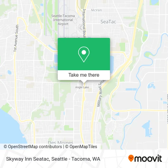 Skyway Inn Seatac map