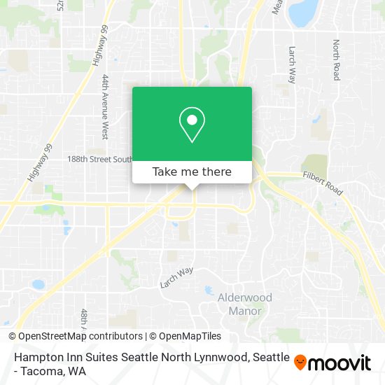 Hampton Inn Suites Seattle North Lynnwood map