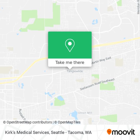 Kirk's Medical Services map