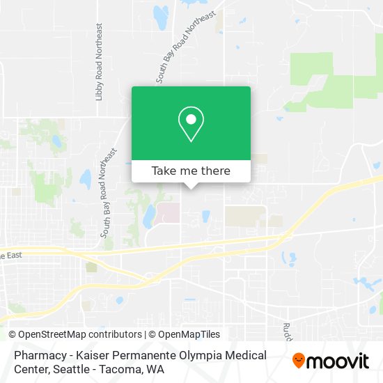 Mapa de Pharmacy - Kaiser Permanente Olympia Medical Center