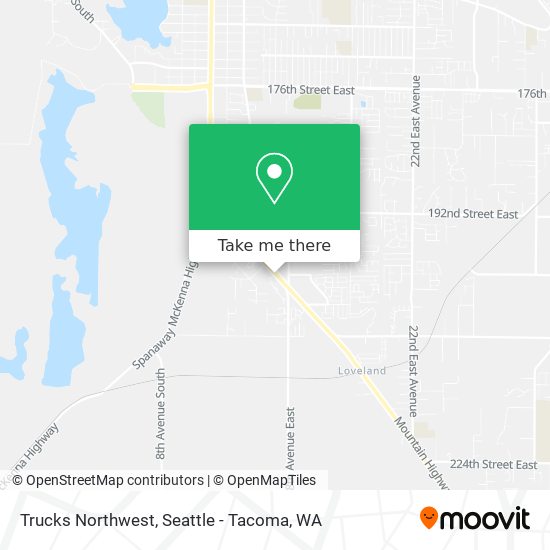 Trucks Northwest map