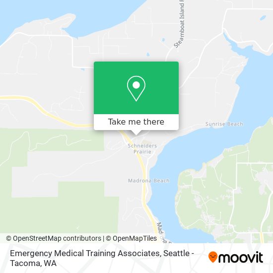 Emergency Medical Training Associates map