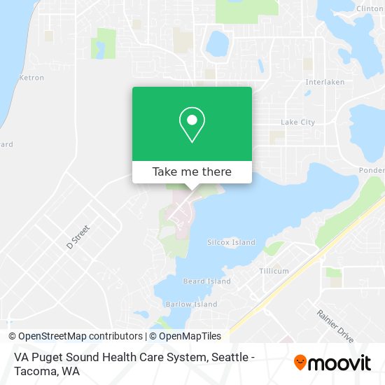 Mapa de VA Puget Sound Health Care System