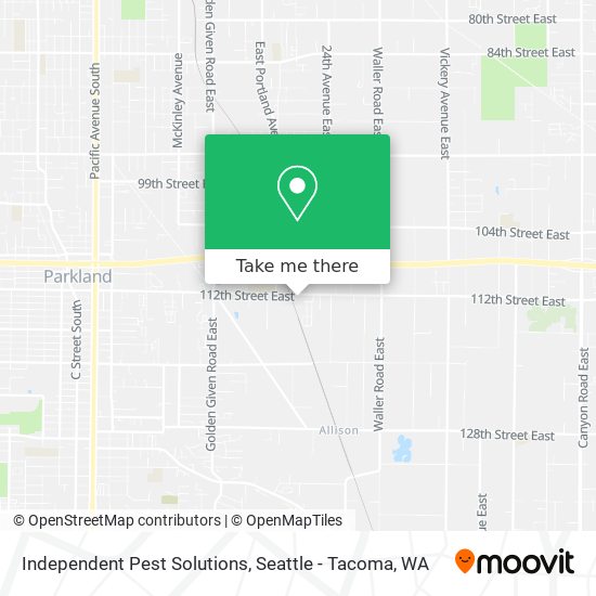 Independent Pest Solutions map