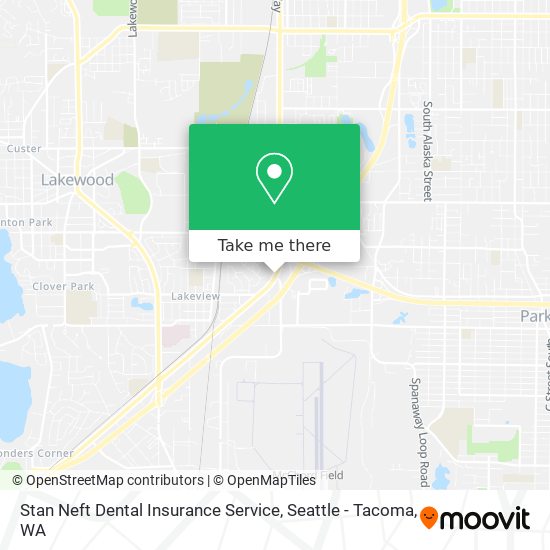 Stan Neft Dental Insurance Service map