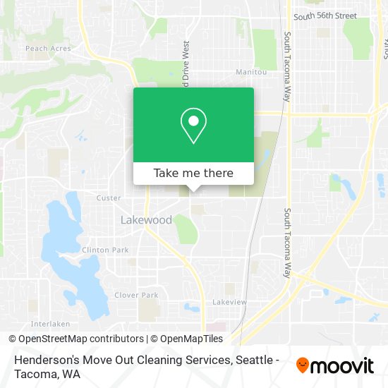 Henderson's Move Out Cleaning Services map