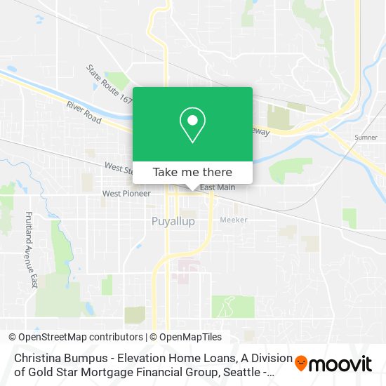 Christina Bumpus - Elevation Home Loans, A Division of Gold Star Mortgage Financial Group map