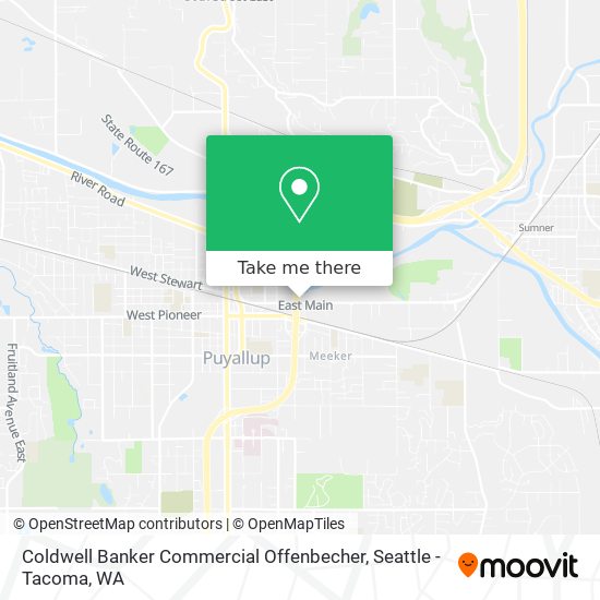 Coldwell Banker Commercial Offenbecher map