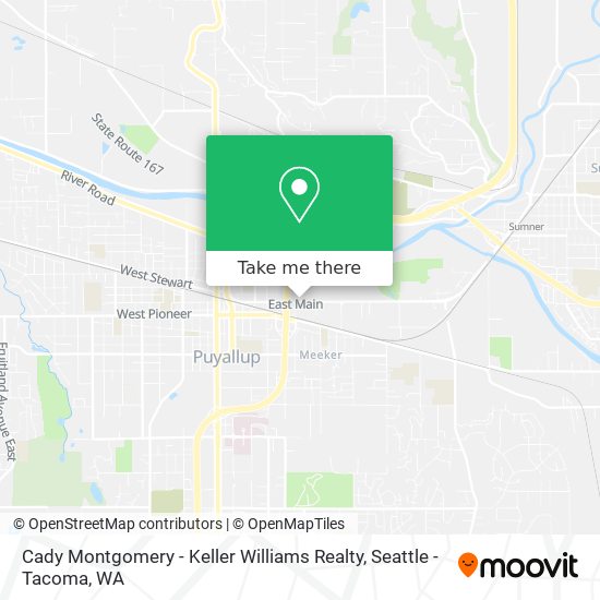 Mapa de Cady Montgomery - Keller Williams Realty