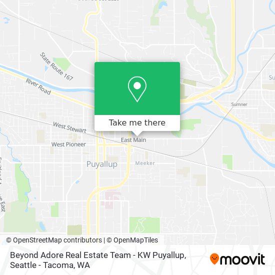 Mapa de Beyond Adore Real Estate Team - KW Puyallup