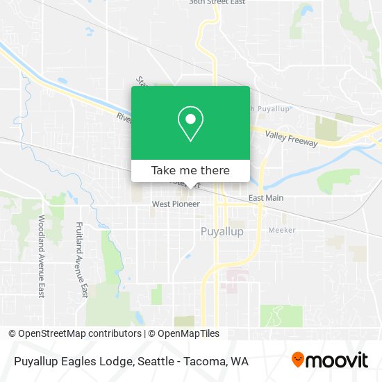 Puyallup Eagles Lodge map