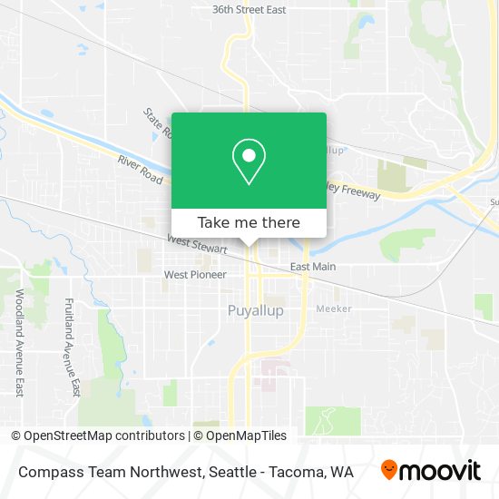 Compass Team Northwest map