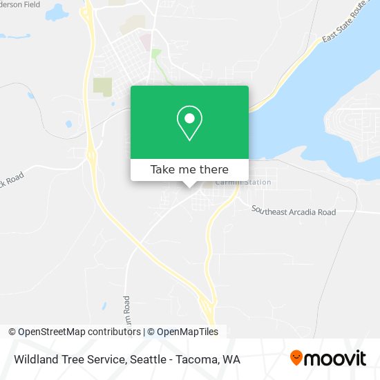 Wildland Tree Service map
