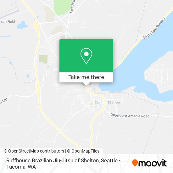 Mapa de Ruffhouse Brazilian Jiu-Jitsu of Shelton