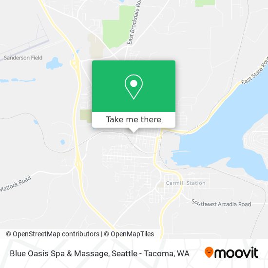 Blue Oasis Spa & Massage map