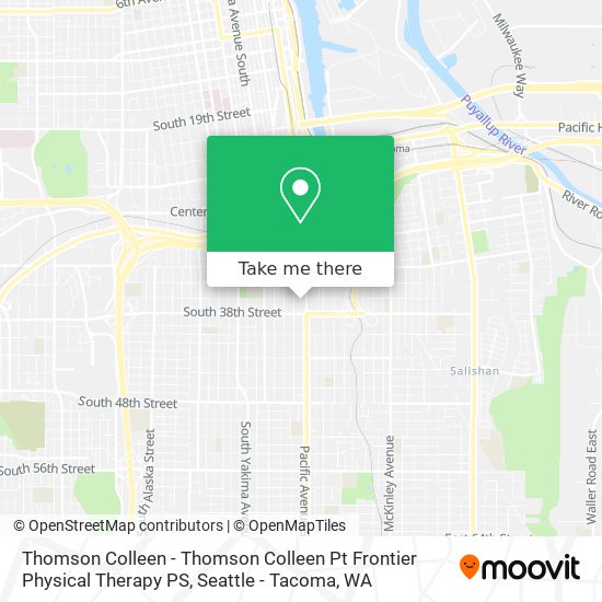 Thomson Colleen - Thomson Colleen Pt Frontier Physical Therapy PS map