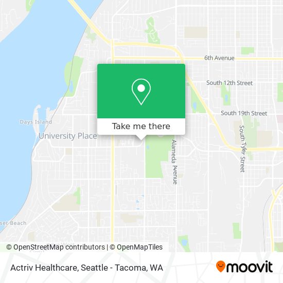 Actriv Healthcare map