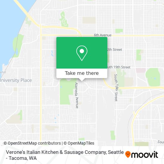 Verone's Italian Kitchen & Sausage Company map