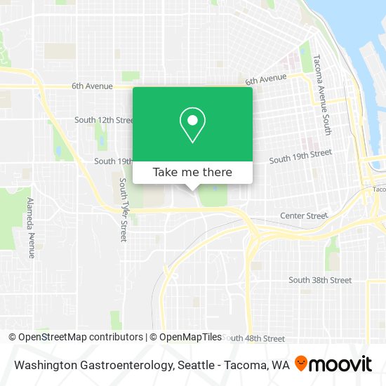 Washington Gastroenterology map