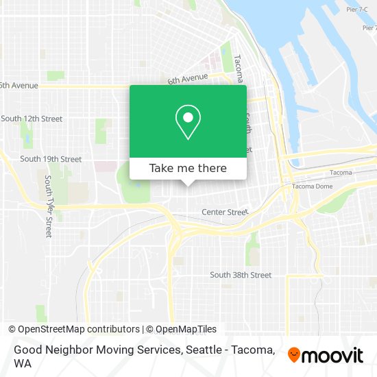 Good Neighbor Moving Services map