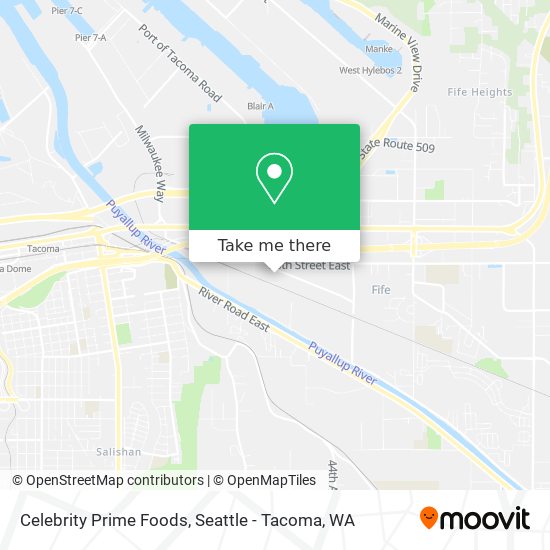 Celebrity Prime Foods map