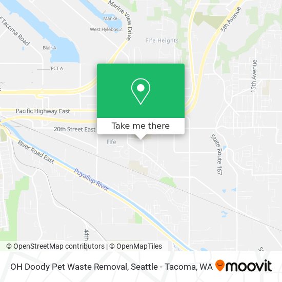 OH Doody Pet Waste Removal map
