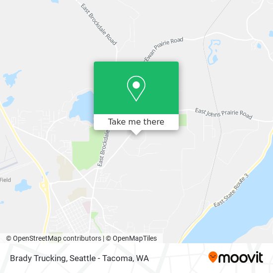Mapa de Brady Trucking