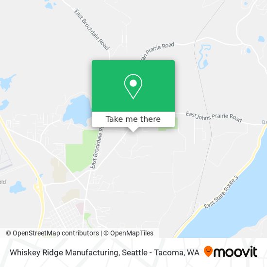 Whiskey Ridge Manufacturing map