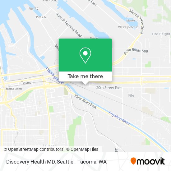 Mapa de Discovery Health MD