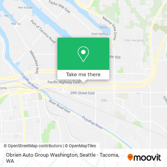 Mapa de Obrien Auto Group Washington
