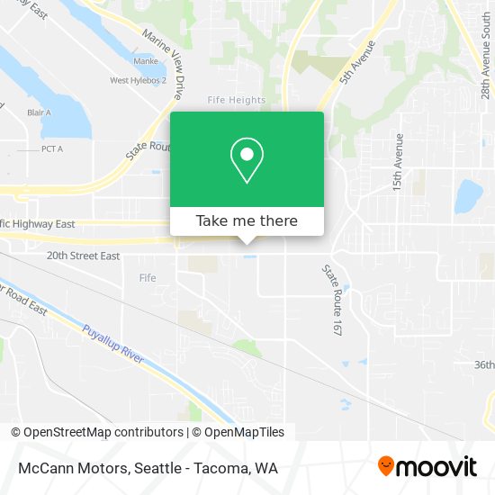 McCann Motors map