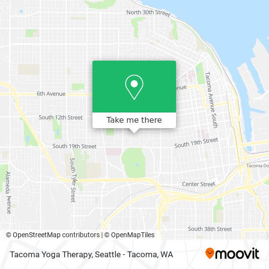 Mapa de Tacoma Yoga Therapy